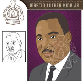 Martin Luther King Jr. Portrait Art Project