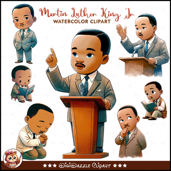 Preview of Martin Luther King Jr Clipart - FREE