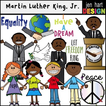 Preview of Martin Luther King, Jr. Clipart
