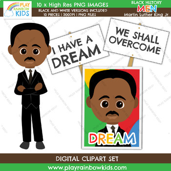 Preview of Martin Luther King Jr Clipart