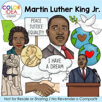 Preview of Martin Luther King Jr. - Clipart
