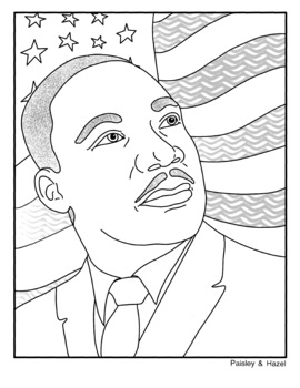Martin Luther King Jr. Collaboration Poster by Paisley and Hazel