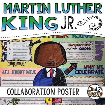 Preview of Martin Luther King Jr. Collaboration Poster Activity