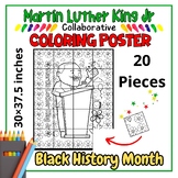 Martin Luther King Jr Collaborative Coloring Poster | Cele