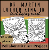 Martin Luther King Jr. Collaborative Mural Poster Art | Bl