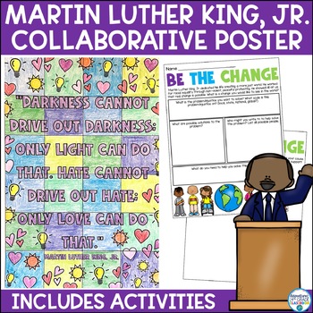 Preview of Martin Luther King, Jr. Collaborative Poster