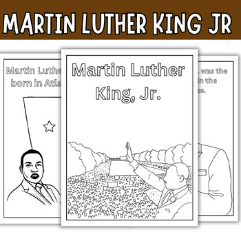 Martin Luther King, Jr. Color Activity Booklet | MLK Coloring Pages