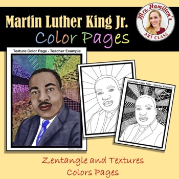 Preview of Martin Luther King Jr. Color Pages