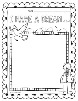Martin Luther King Jr. Coloring Pages by Pre-K Tweets | TPT