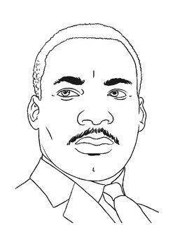 Martin Luther King, Jr. Coloring Pages - MLK Coloring Pages - MLK ...