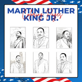 Martin Luther King Jr Coloring Pages | Black History Month