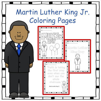 Martin Luther King Jr. Coloring Pages With Quotes Morning Work | TPT