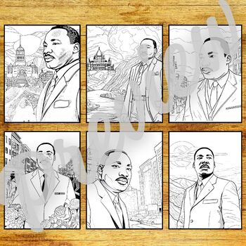 Martin Luther King Jr Crafts Coloring Page | MLK Activities | TPT