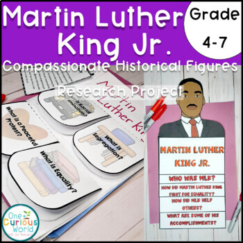 Preview of Martin Luther King Jr. - Historical Figures Research Project & Activities
