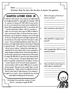 Martin Luther King Jr. by Across the Hall | Teachers Pay Teachers