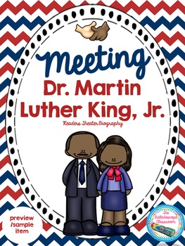 Preview of Martin Luther King, Jr. & Coretta Character Traits Freebie