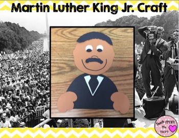 Preview of Martin Luther King Jr. Craft