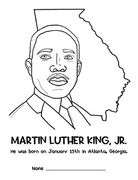 Martin Luther King Jr Craft by Organika Studio | TPT