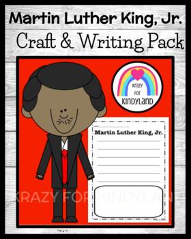 Preview of Martin Luther King, Jr. Craft Activity and Writing Prompt (MLK)
