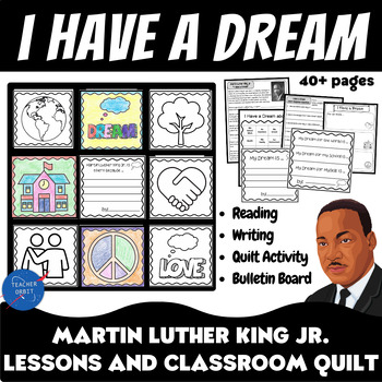 Preview of Martin Luther King Collaboration Quilt | I Have a Dream Black History Month