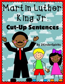 Preview of Martin Luther King Jr. Cut-Up Sentences