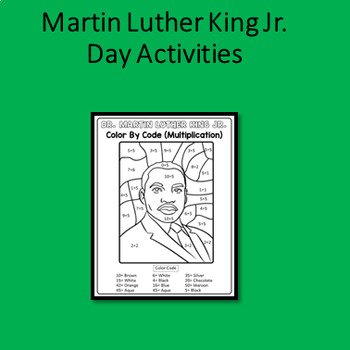 Preview of Martin Luther King Jr. Day Activities