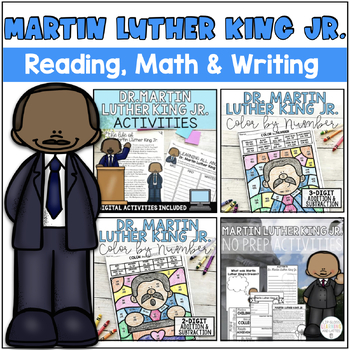 Preview of Martin Luther King Jr. Day Activities Bundle | Black History Month