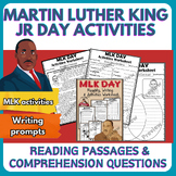 Martin Luther King Jr Day Activities | Reading Passages, W