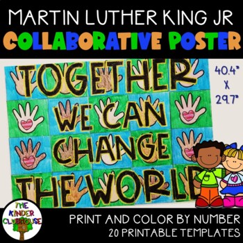 Preview of Martin Luther King Jr Day Activity | Classroom Community Building | Poster