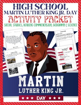 Preview of Martin Luther King Jr. Day Activity Packet: High School