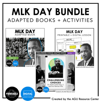 Preview of Martin Luther King Jr. Day Bundle | Autism & Special Education