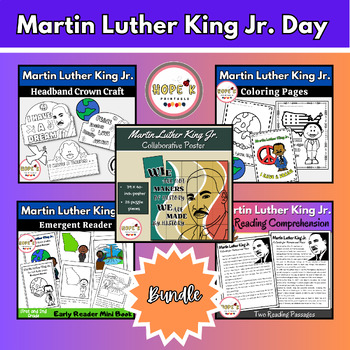 Preview of Martin Luther King Jr Day Bundle | MLK Day | Black History Month