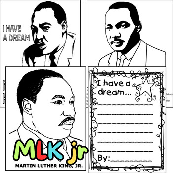 Martin Luther King Jr. Day Coloring Pages / Black History Month / MLK ...
