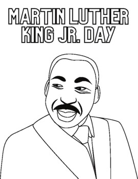 Martin Luther King Jr. Day- Coloring pages, calm down, mindfulness, fun ...