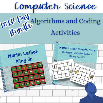 Preview of Martin Luther King Jr. Day  Computer Science Activities Bundle