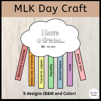 Preview of Martin Luther King Jr. Day Crafts and Activities - Black History Month