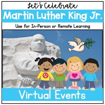 Preview of Martin Luther King Jr. Day, Google Slides, Virtual or In-Person Event