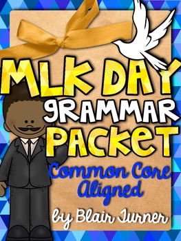 Preview of Martin Luther King, Jr. Day Grammar Packet