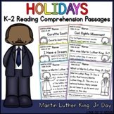 Martin Luther King Jr Day Holidays Reading Comprehension P