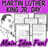 Martin Luther King Jr. Activities for Main Idea and Suppor