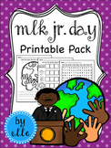 Martin Luther King, Jr. Day Math and Literacy Printable Pack