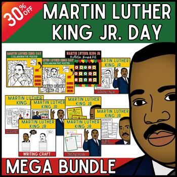 Preview of Martin Luther King Jr. Day Mega Bundle: Coloring Pages, Posters, and More!
