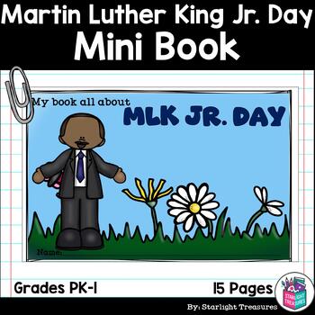Preview of Martin Luther King Jr. Day Mini Book for Early Readers: Black History Month MLK