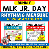 Martin Luther King Jr. Day Music Rhythm Activities BUNDLE
