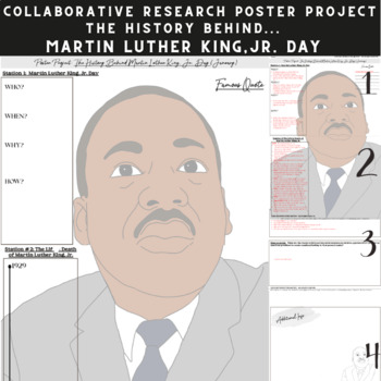 Preview of Martin Luther King, Jr. Day -  Poster Project