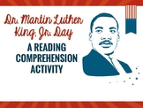 Martin Luther King Jr. Day Reading Comprehension Activity