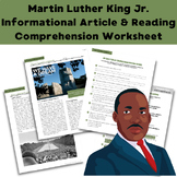 Martin Luther King Jr. Day Reading Comprehension - Article