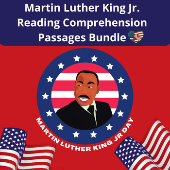 Preview of Martin Luther King Jr. Day Reading Comprehension Passages Bundle