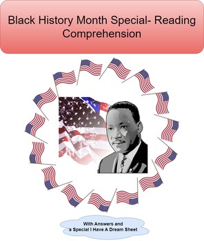 Preview of Black History Month - Reading Comprehension for Grade 1 and 2 (No Prep)