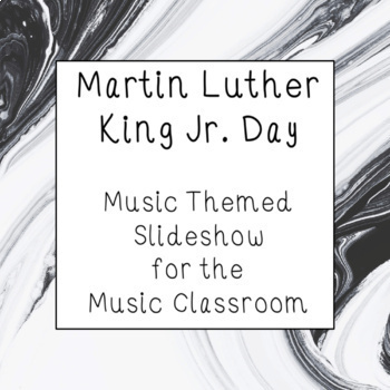Preview of Martin Luther King Jr. Day - Slides for the Music Classroom